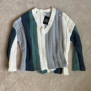 POL Colorblock Knit Sweater NWT
